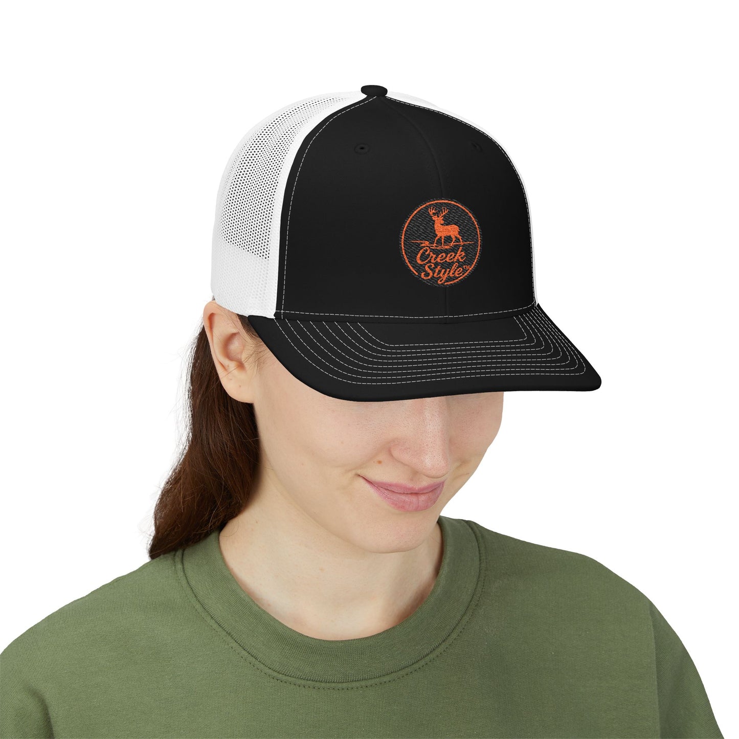 Creek Style™ "Creek Buck" Embroidered Trucker Cap