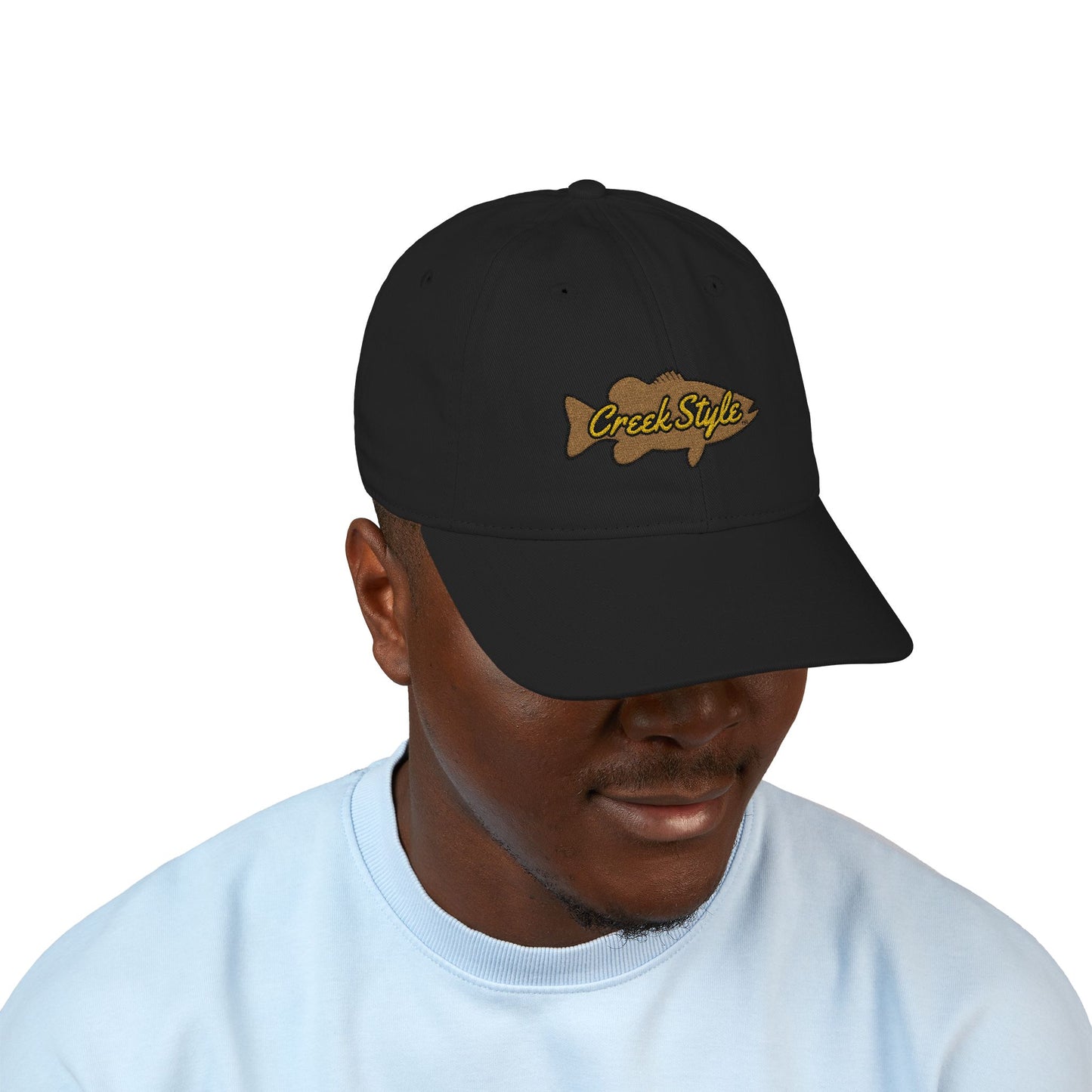 Creek Style™  "Creek Bass" Stylish Embroidered Baseball Cap