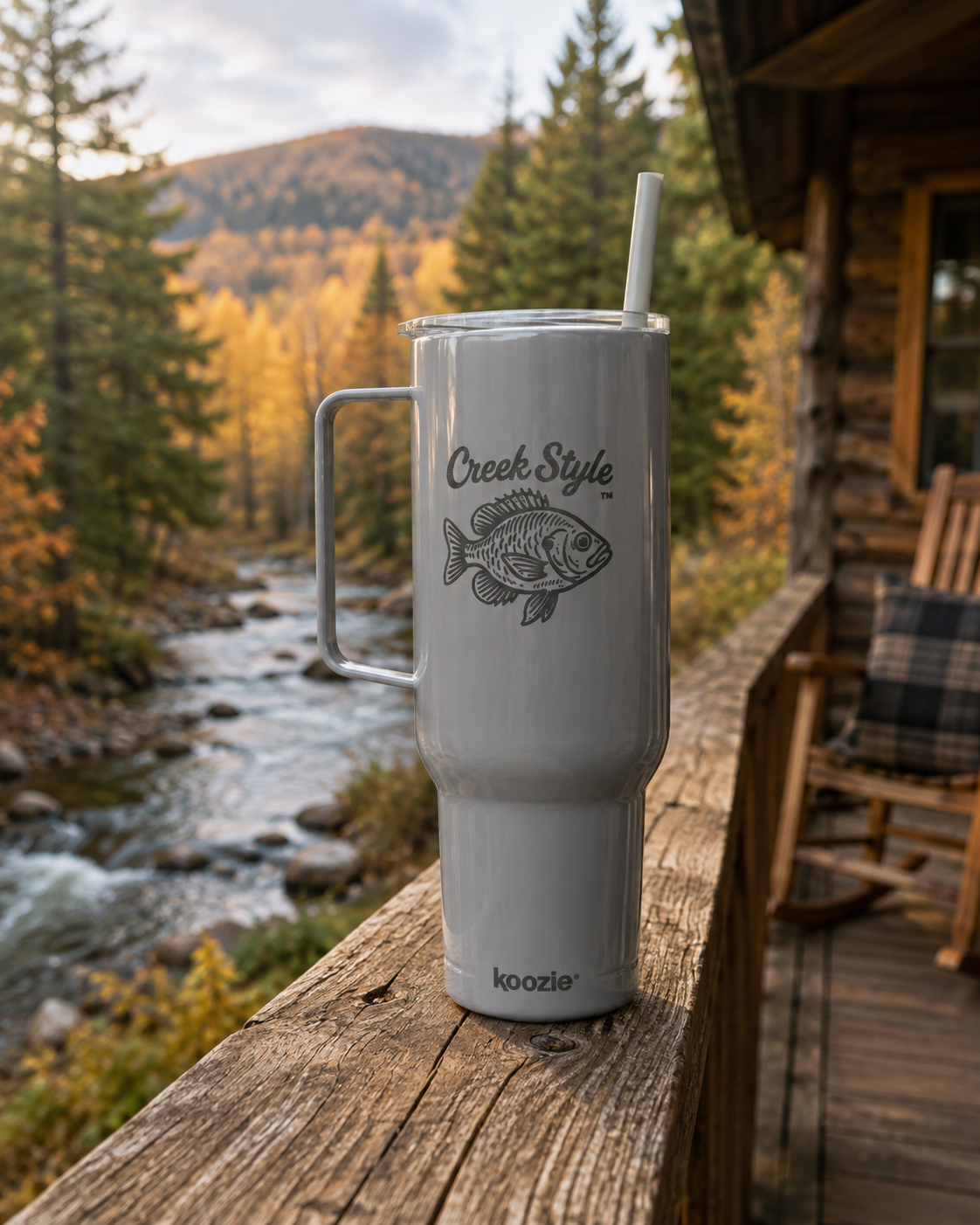 Creek Style™  "Bluegill" Engraved  40oz Travel Mug