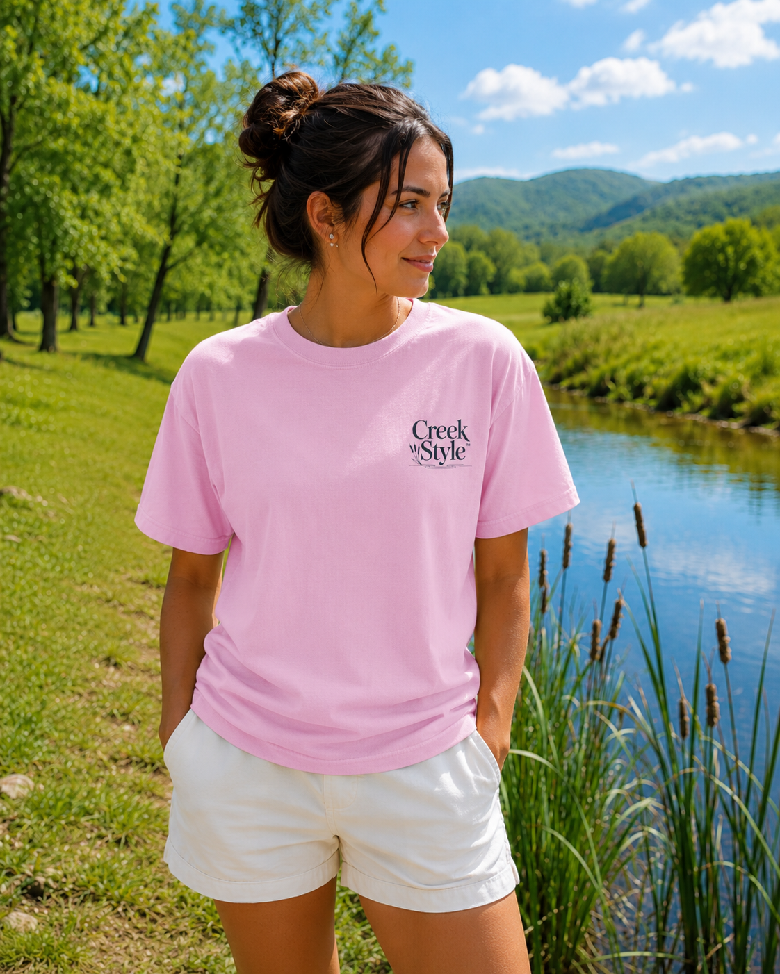 Creek Style™ "Cattails"  T-Shirt.