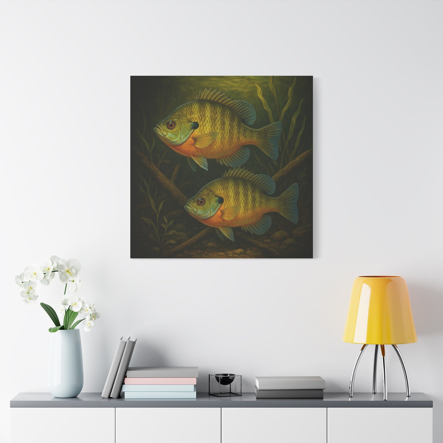 Creek Style™ Fishing Themed Matte Canvas Wall Art