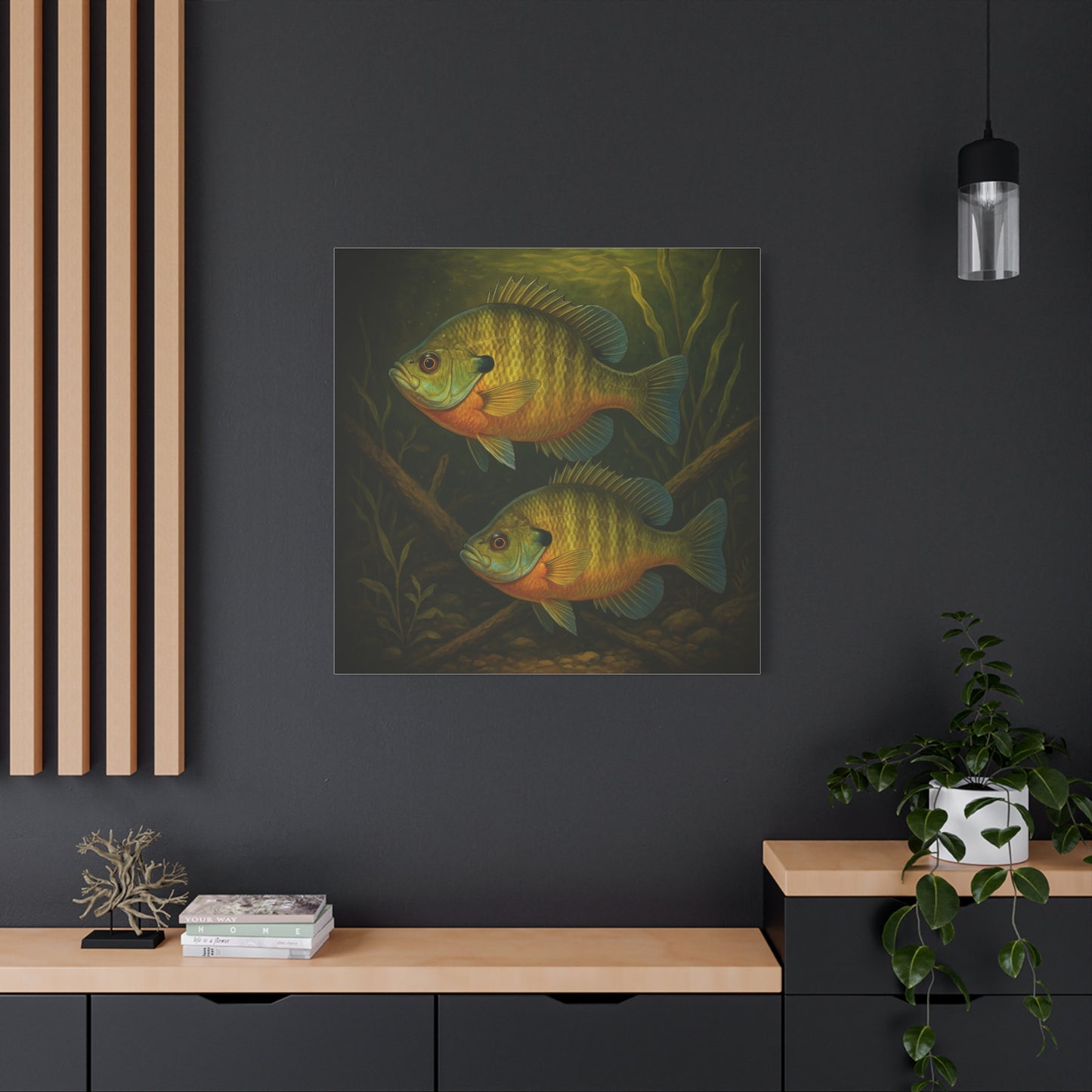 Creek Style™ Fishing Themed Matte Canvas Wall Art