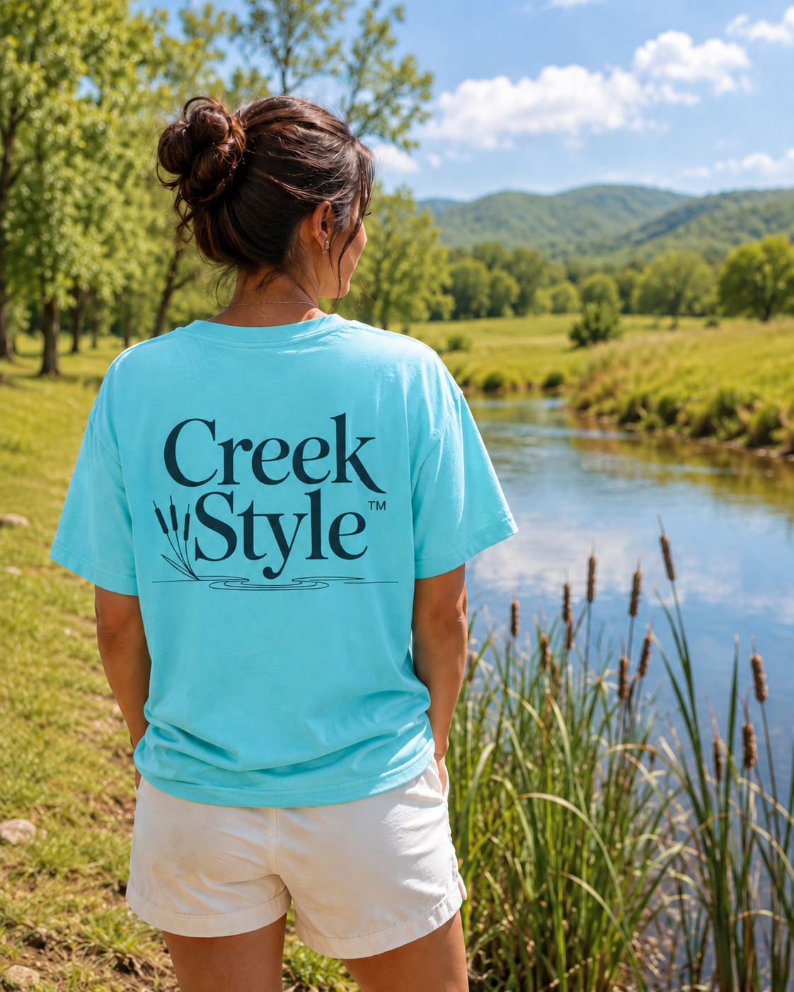 Creek Style™ "Cattails"  T-Shirt.