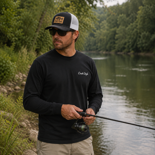Creek Style™  "Tallapoosa Bass" Embroidered Cap