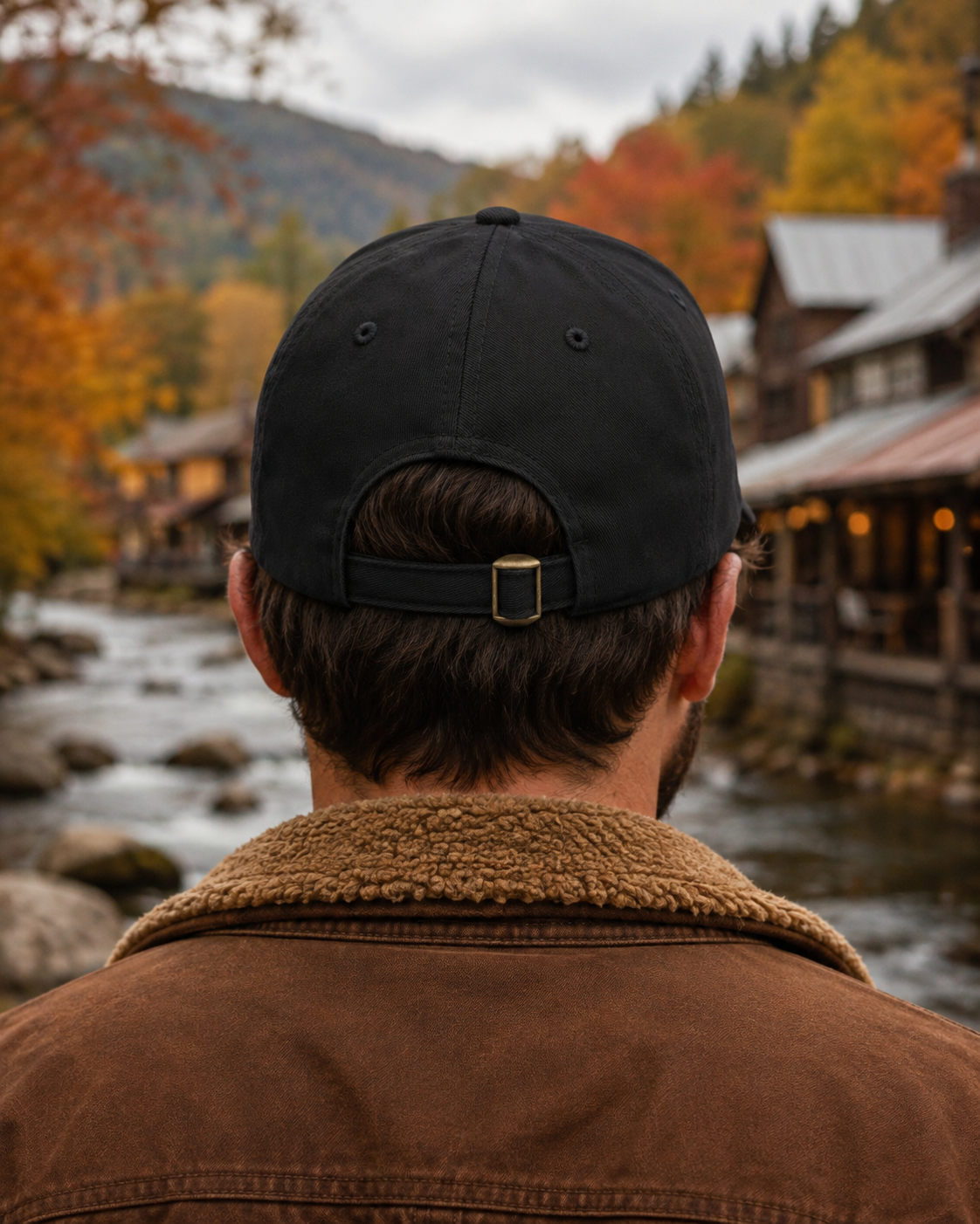 Creek Style™  "Creek Buck" Hat with leather patch.