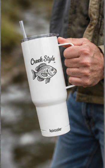 Creek Style™  "Bluegill" Engraved  40oz Travel Mug