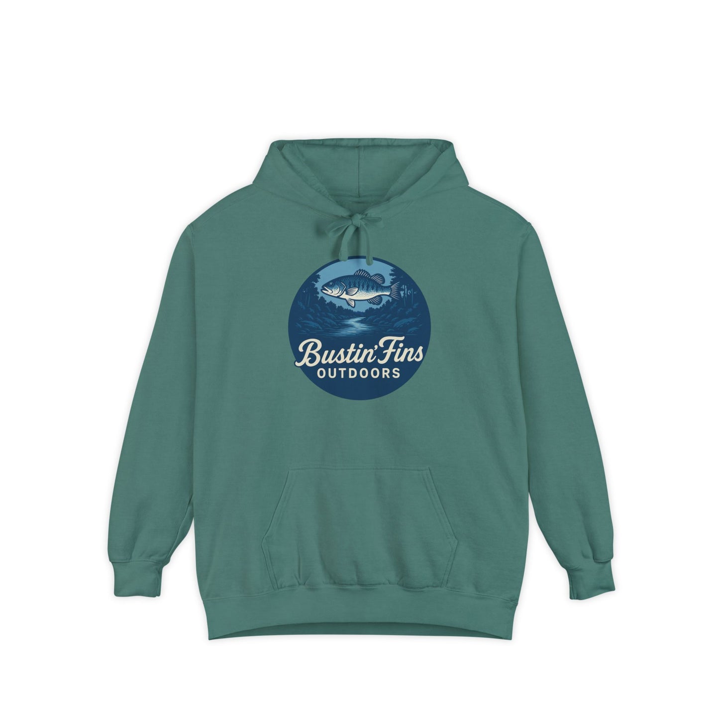 Bustin' Fins Outdoors Hoodie