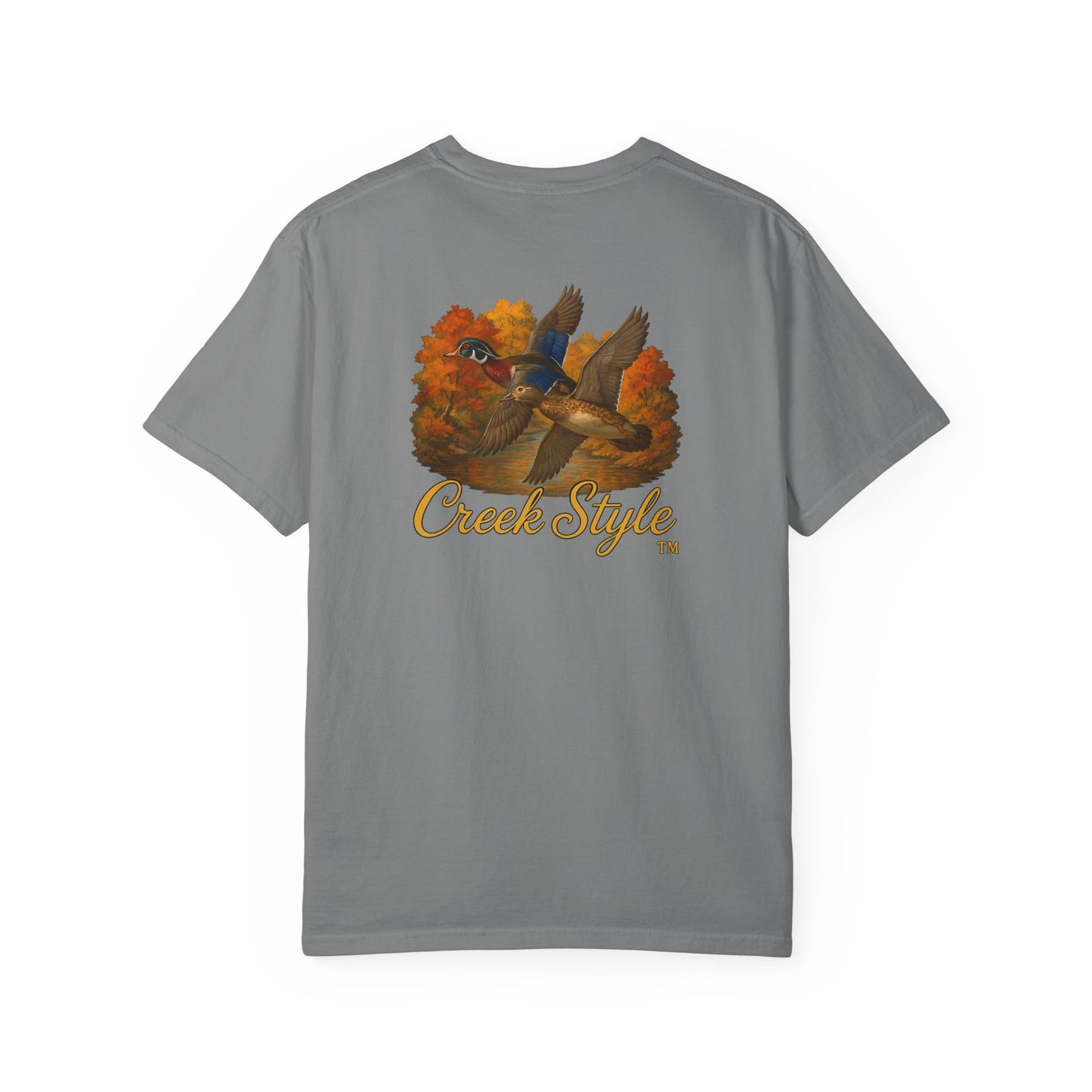 Creek Style™ "Creek Duck" Fall Vibes Comfort Color T-shirt