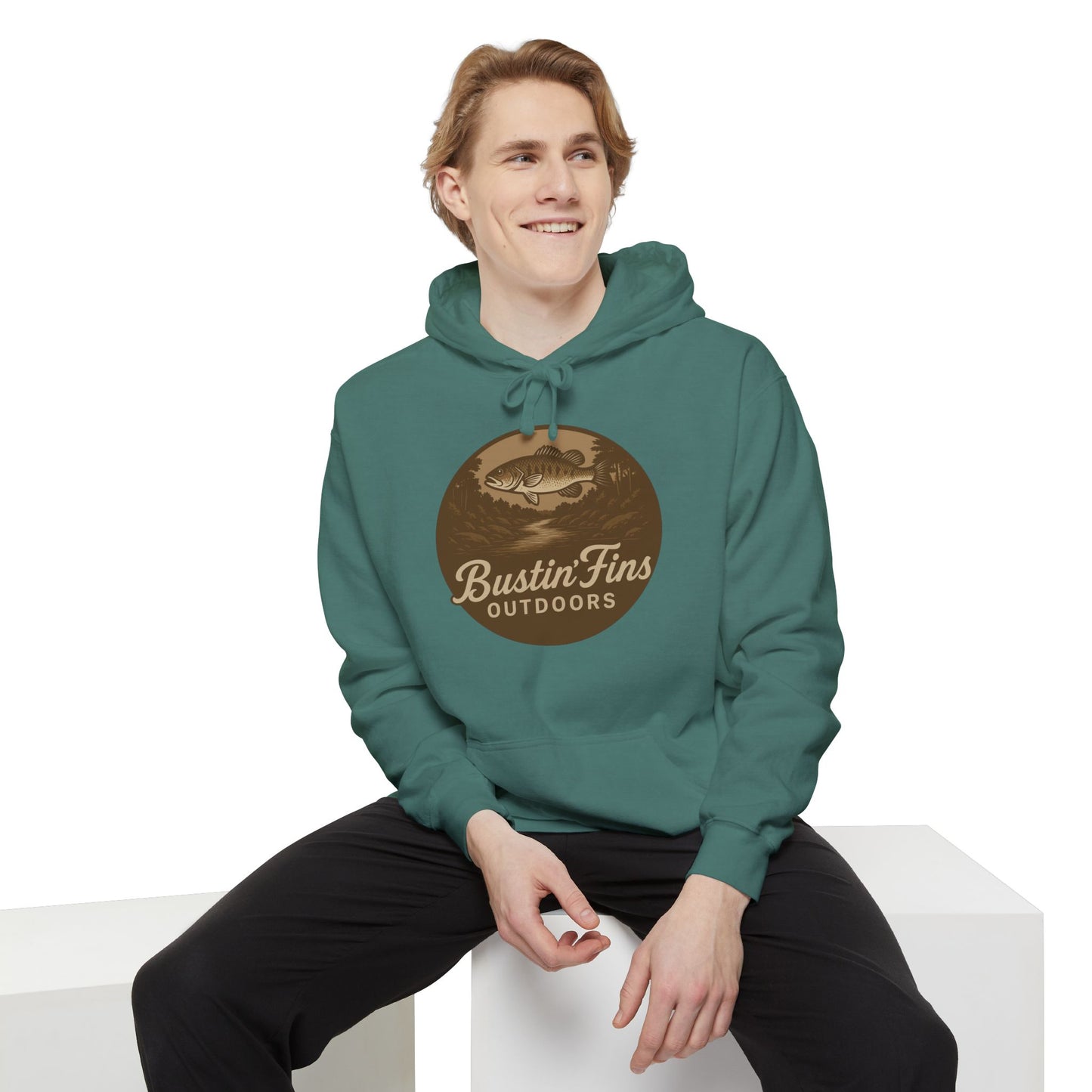 Bustin Fins Outdoors Hoodie