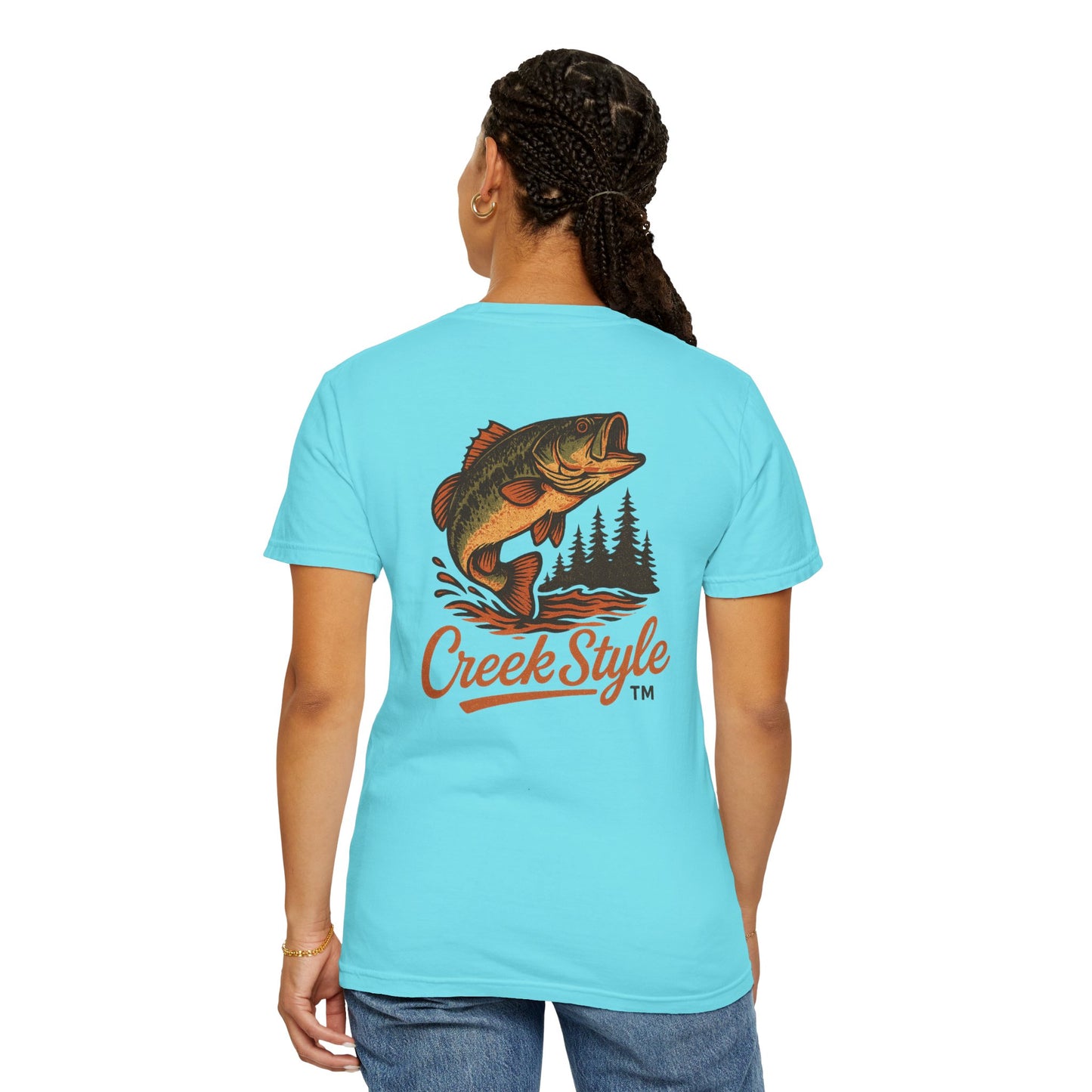 Creek Style™  "Leaping Bass"  Unisex T-Shirt
