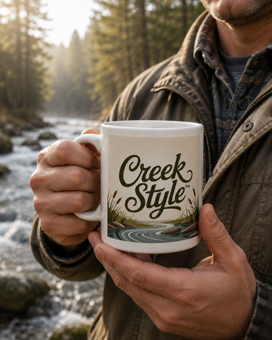 Creek Style™  "Peaceful Stream" Ceramic Mug