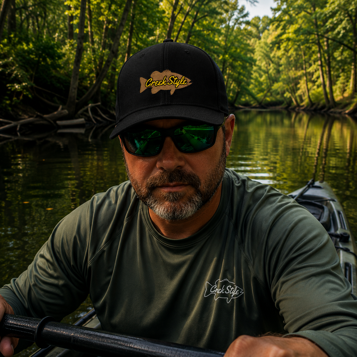 Creek Style™ Embroidered Fishing Cap