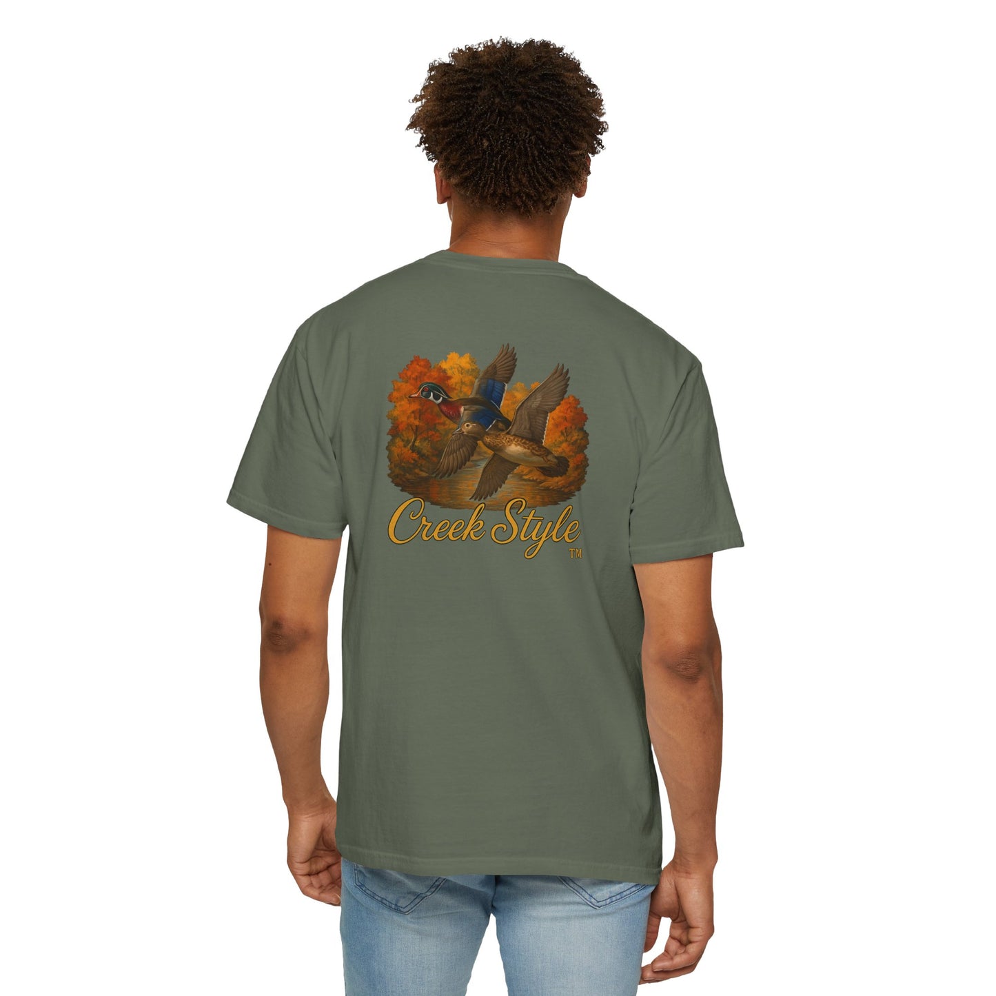 Creek Style™ "Creek Duck" Fall Vibes Comfort Color T-shirt