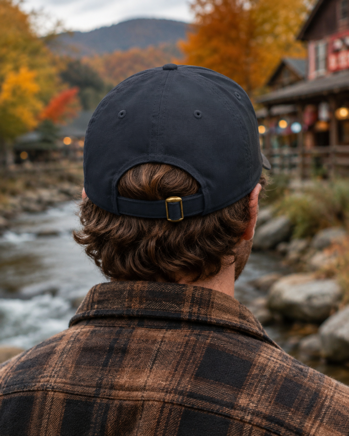 Creek Style™  "Creek Buck" Hat with leather patch.