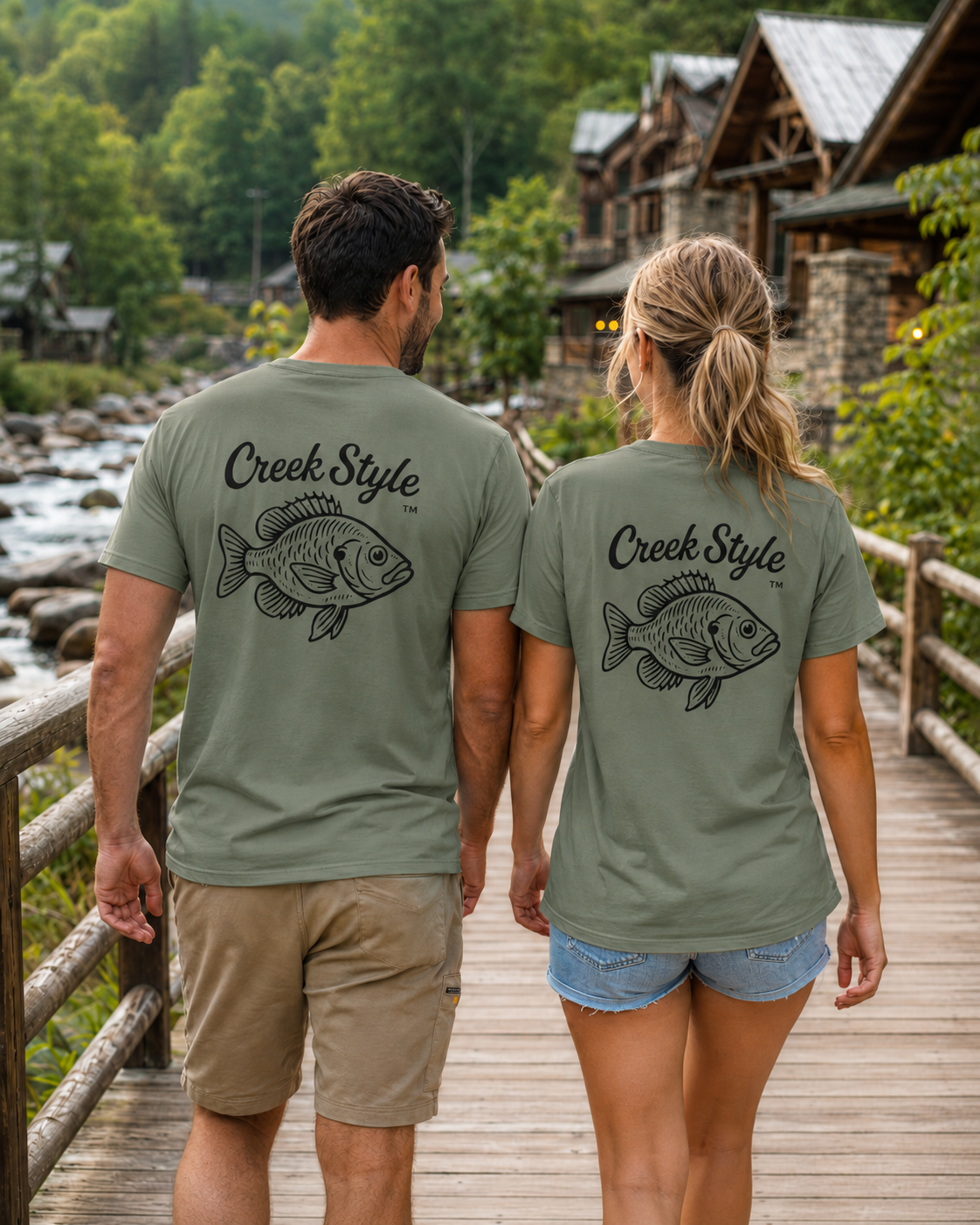 Creek Style™  "Bluegill" Garment-Dyed T-shirt