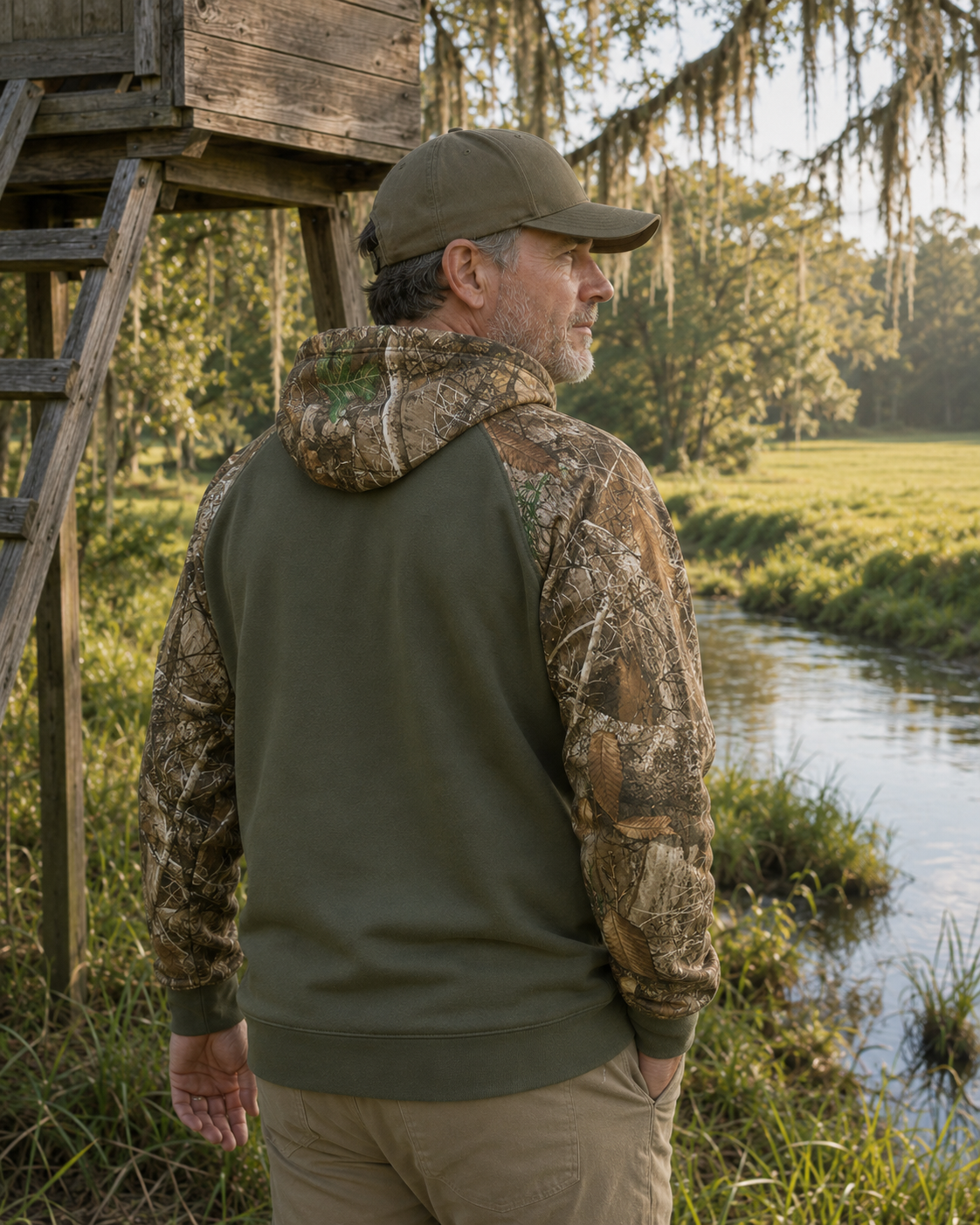 Creek Style™  "Creek Buck"  Realtree® Performance Pullover Hoodie