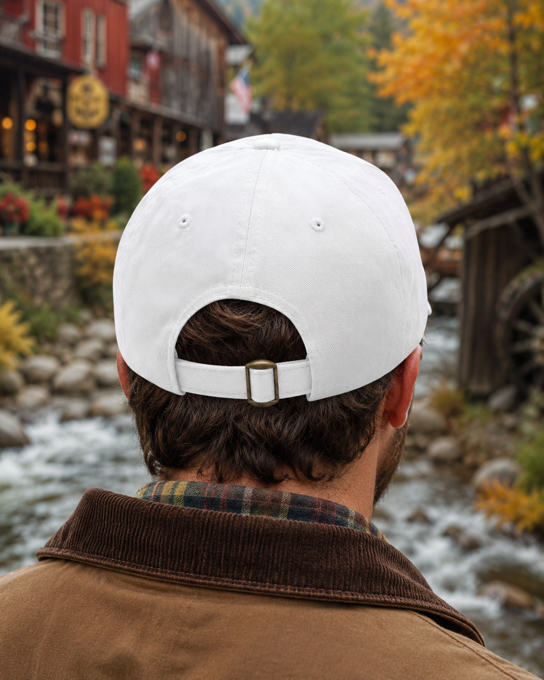 Creek Style™  "Creek Buck" Hat with leather patch.