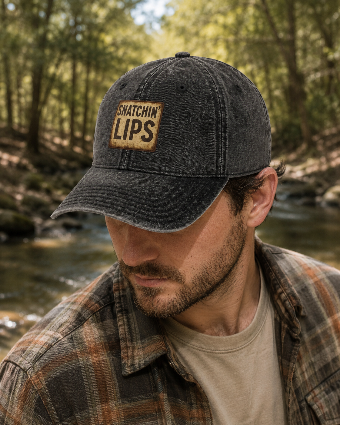 Creek Style™ (Snatchin’ Lips) Vintage Cotton Twill Cap