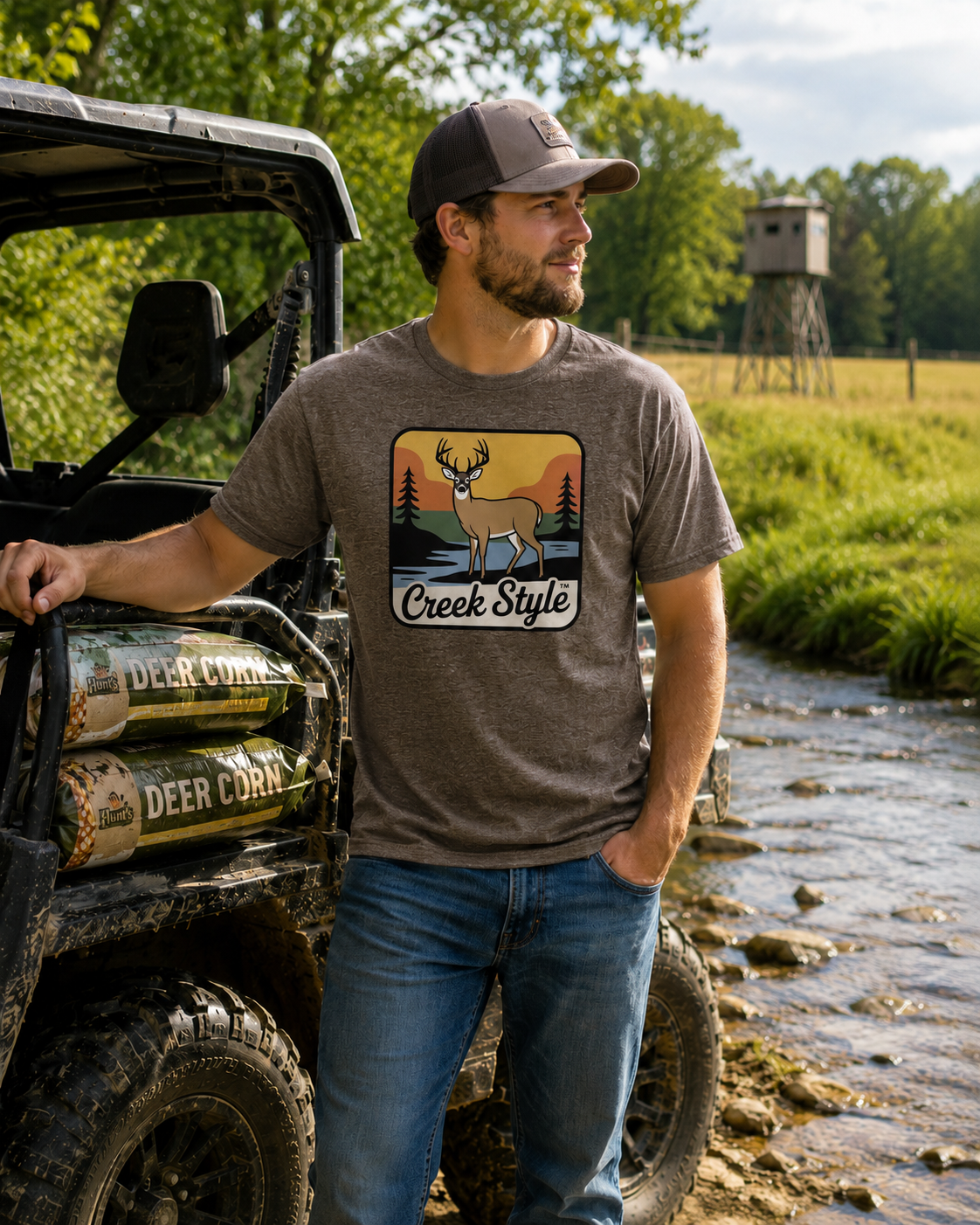 Creek Style™ "Creek Buck" T- Shirt