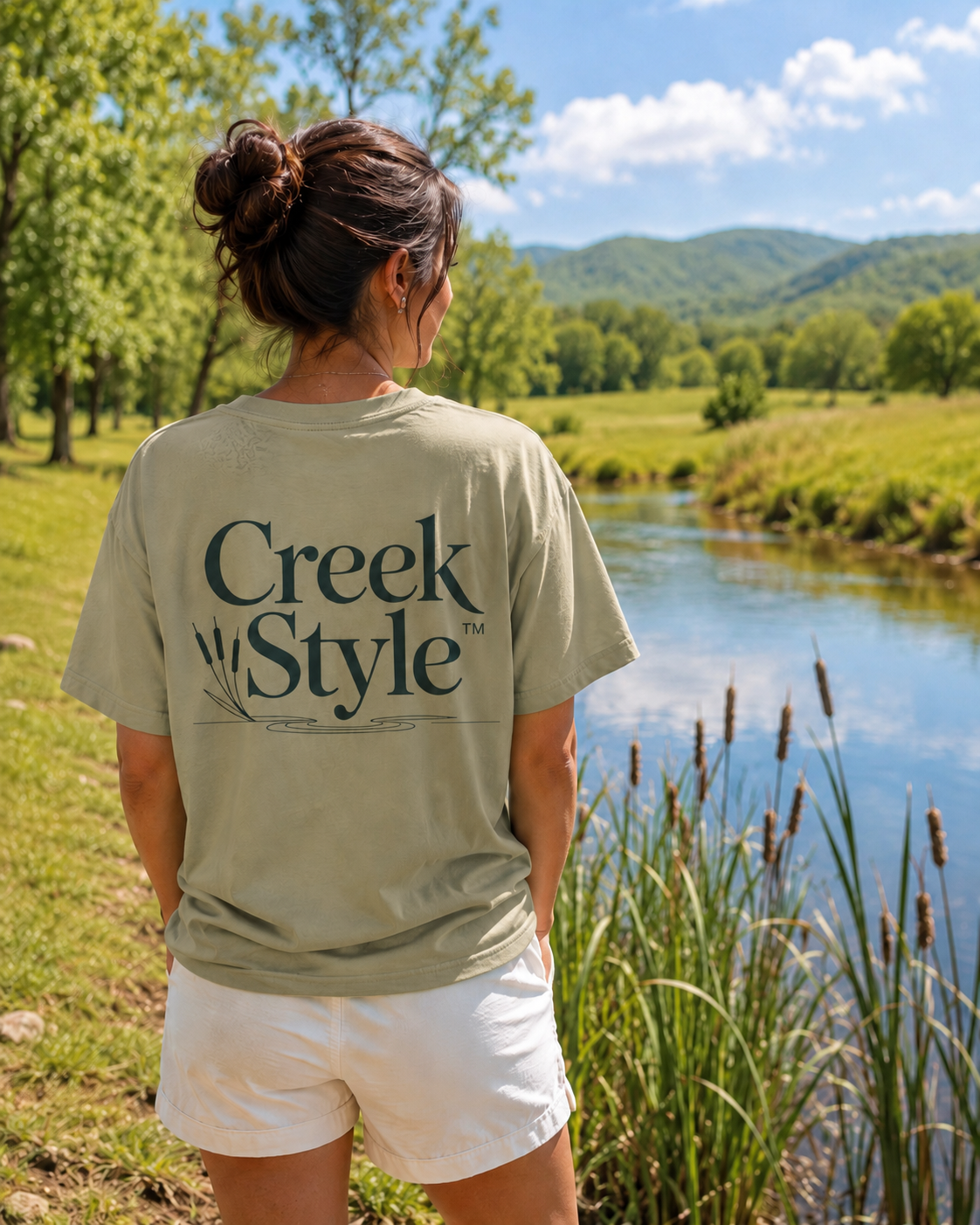 Creek Style™ "Cattails"  T-Shirt.