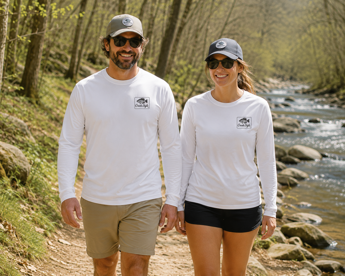 Creek Style™  Unisex Performance Long Sleeve Shirt