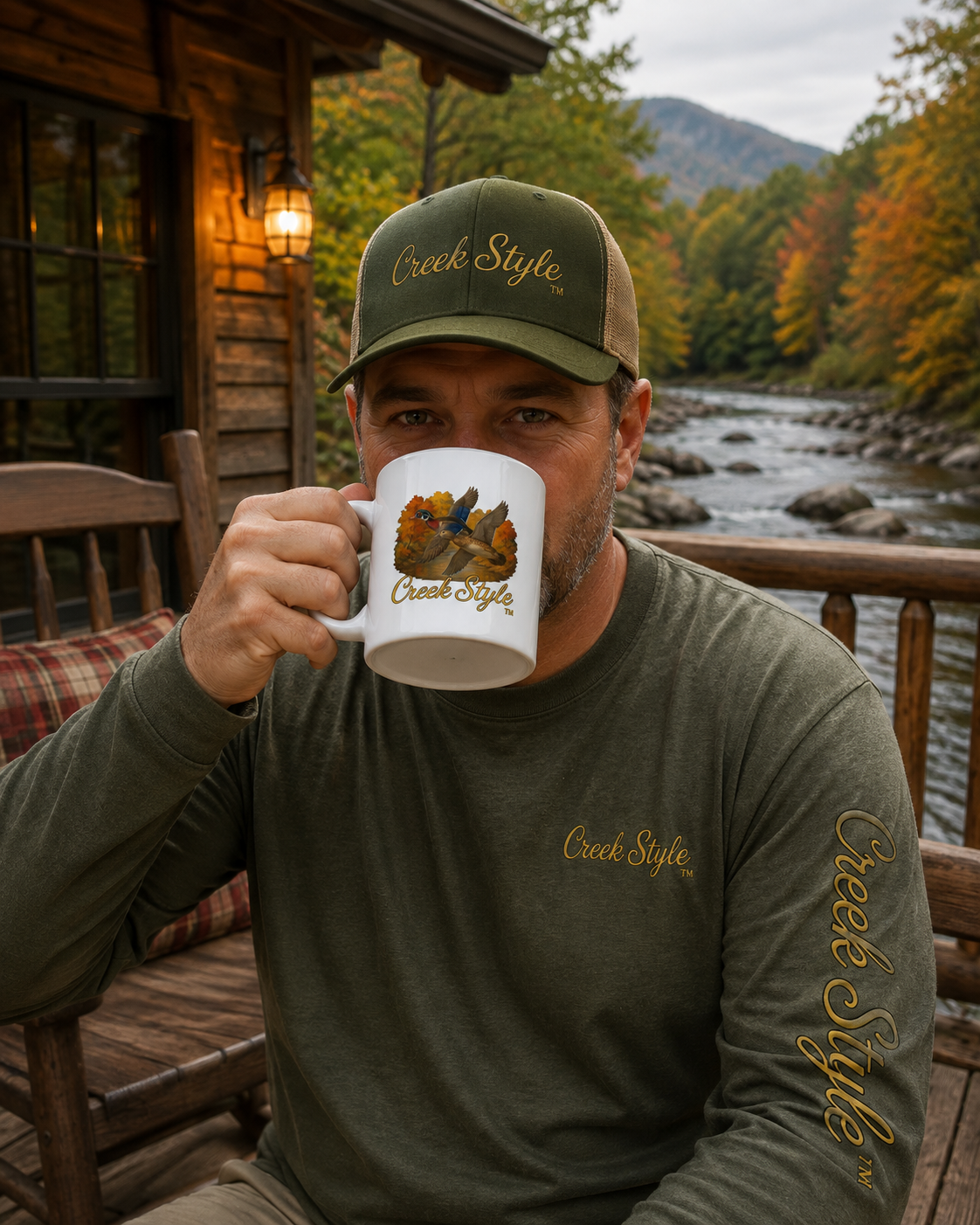 Creek Style™  "Creek Duck" Fall Vibes Coffee Mug