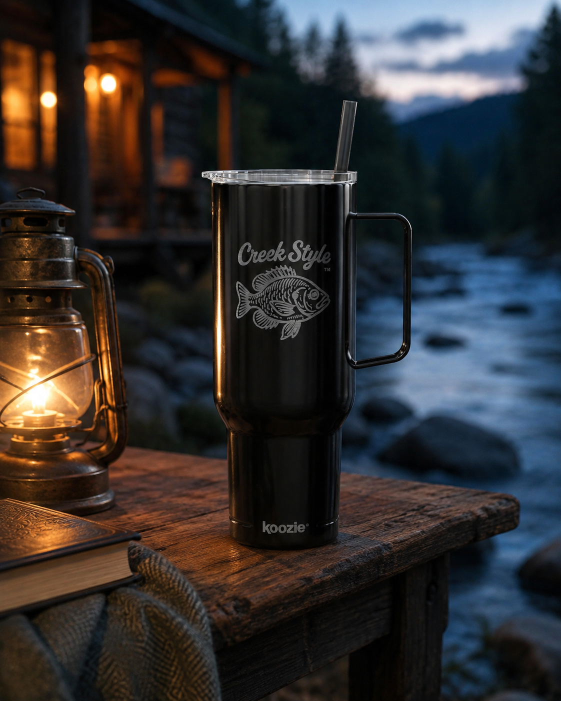 Creek Style™  "Bluegill" Engraved  40oz Travel Mug