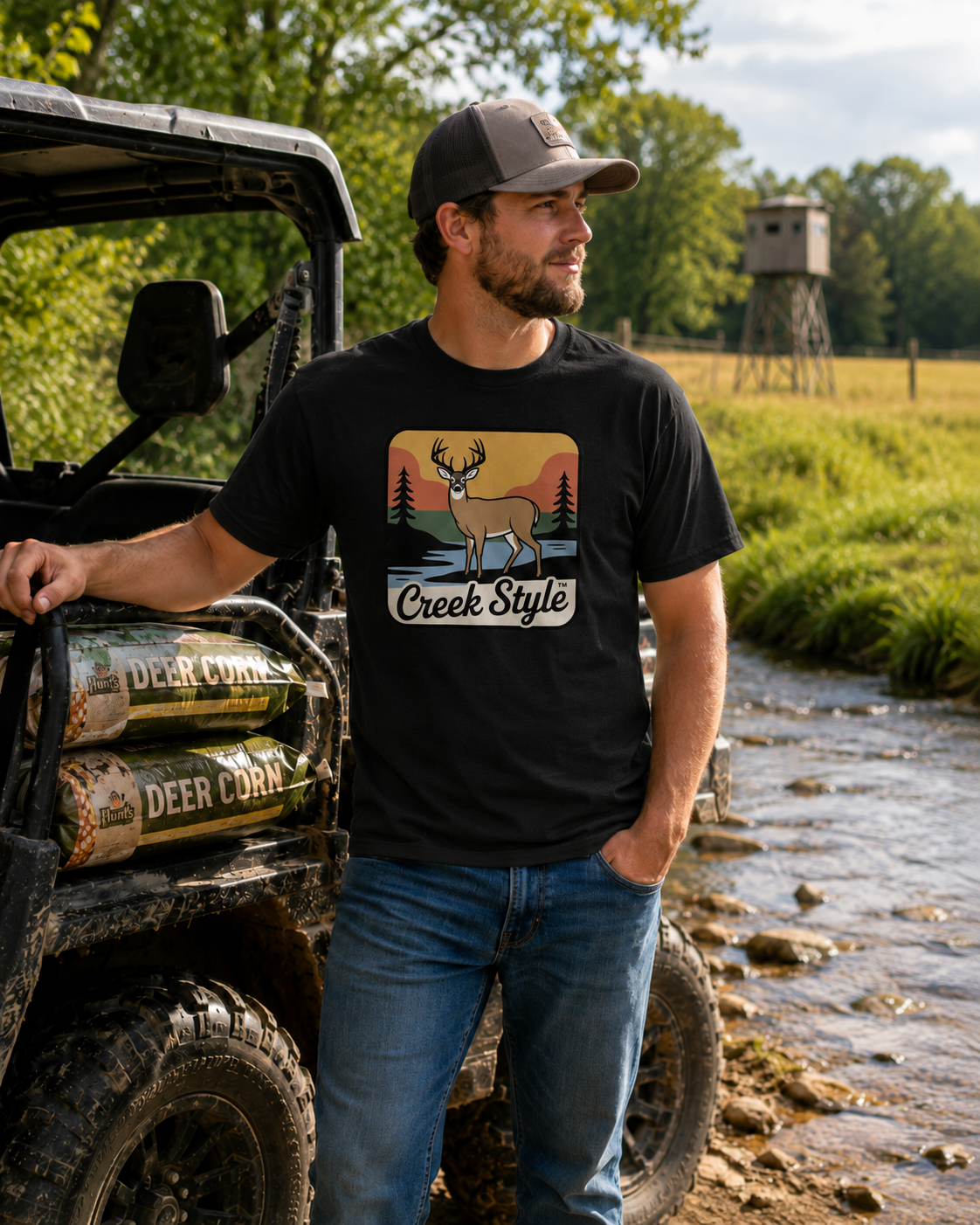 Creek Style™ "Creek Buck" T- Shirt