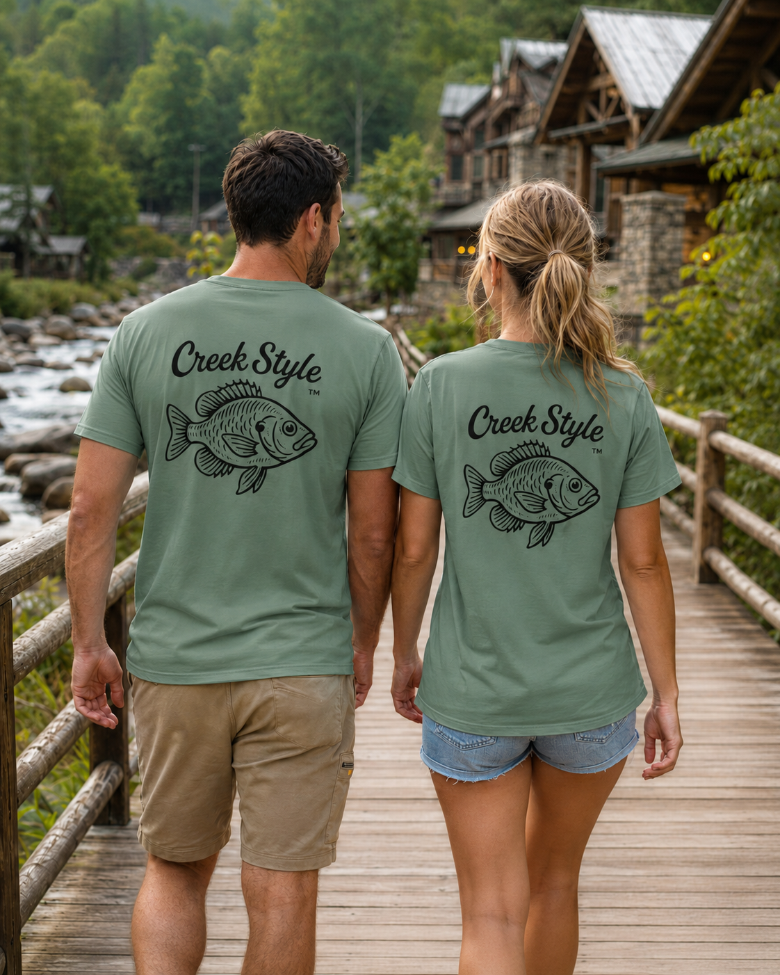 Creek Style™  "Bluegill" Garment-Dyed T-shirt