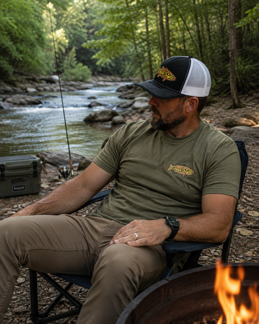 Creek Style™  "Creek Bass" Snapback Trucker Cap