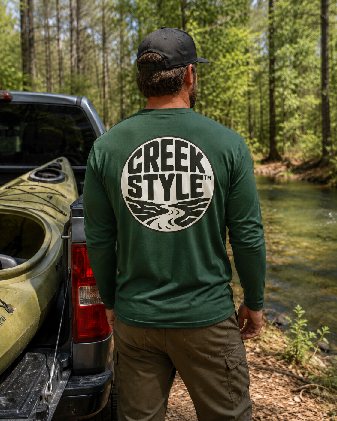 Creek Style™ round stream scene
