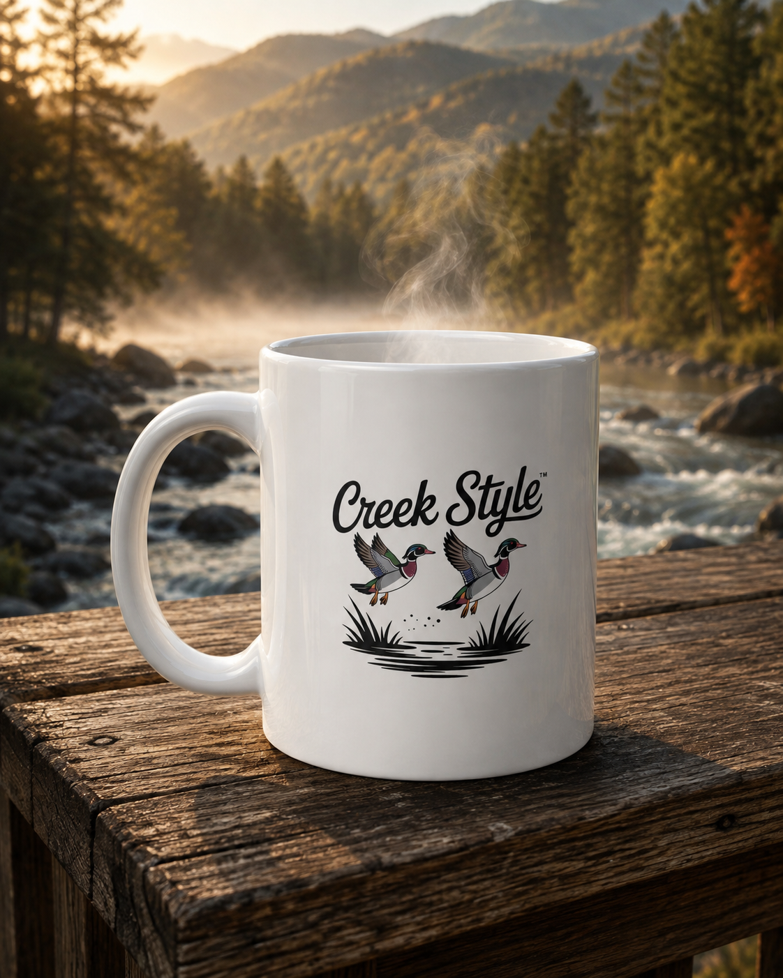 Creek Style™ "wood duck"  20oz mug