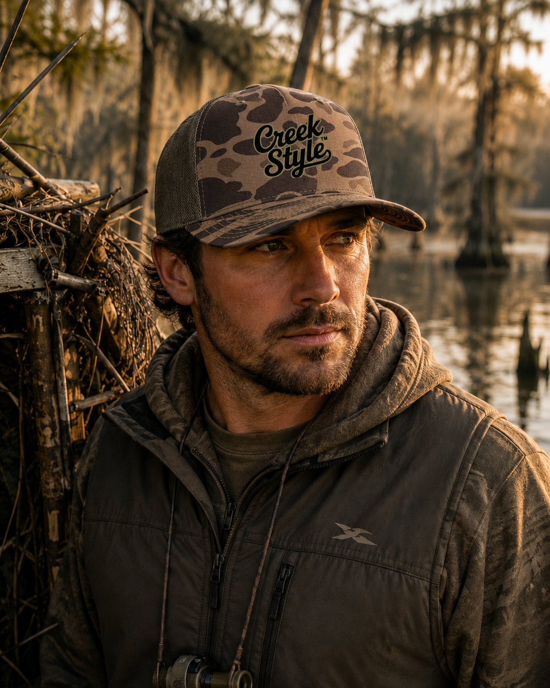 Creek Style™ Duck Camo Cap