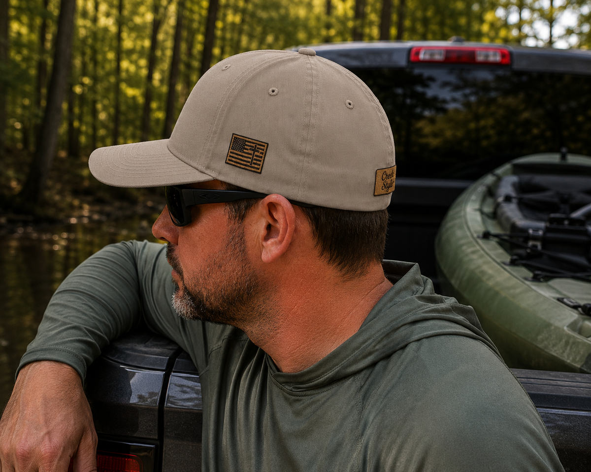 Creek Style™ Embroidered Fishing Cap