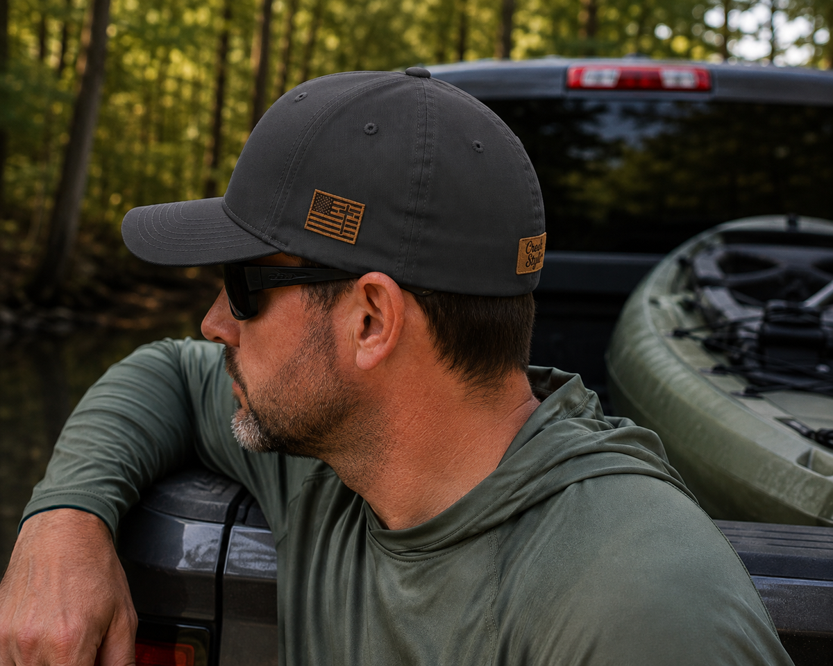 Creek Style™ Embroidered Fishing Cap