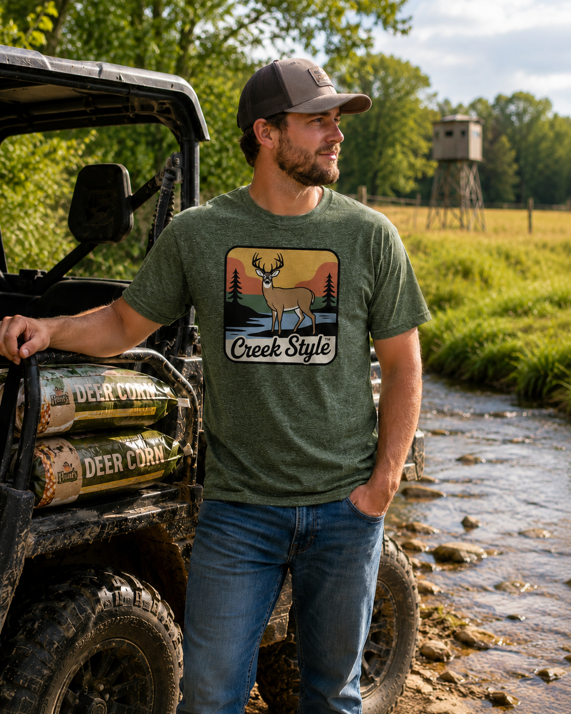 Creek Style™ "Creek Buck" T- Shirt