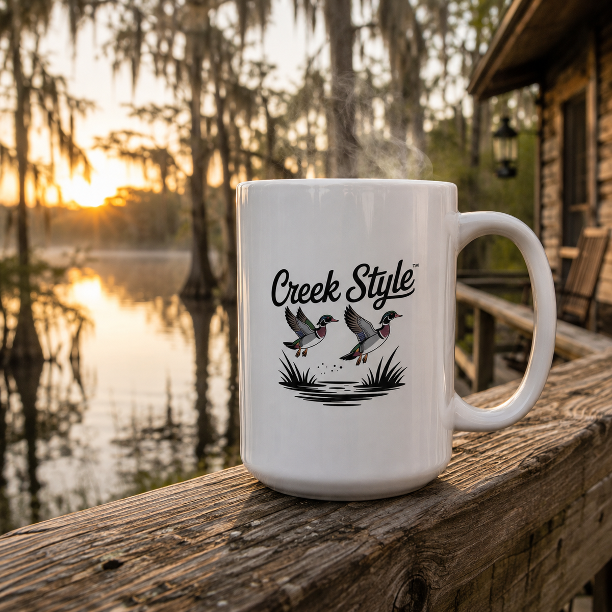 Creek Style™ "wood duck"  20oz mug