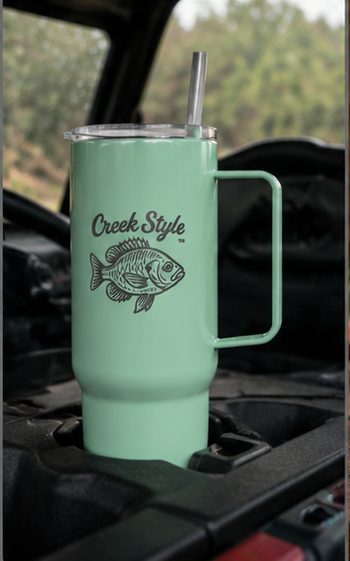 Creek Style™  "Bluegill" Engraved  40oz Travel Mug