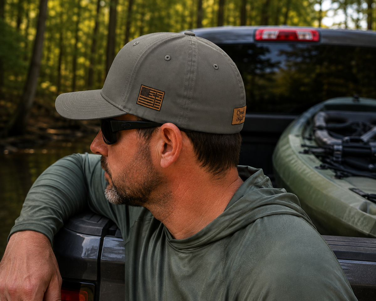 Creek Style™ Embroidered Fishing Cap