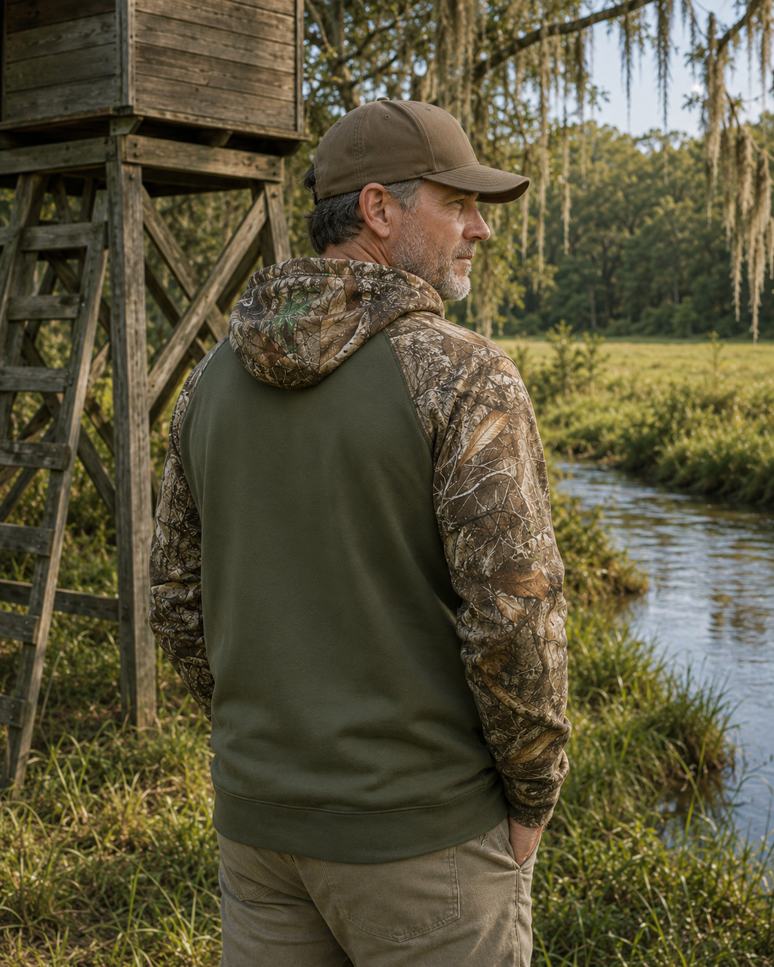 Creek Style™  "Creek Buck"  Realtree® Performance Pullover Hoodie