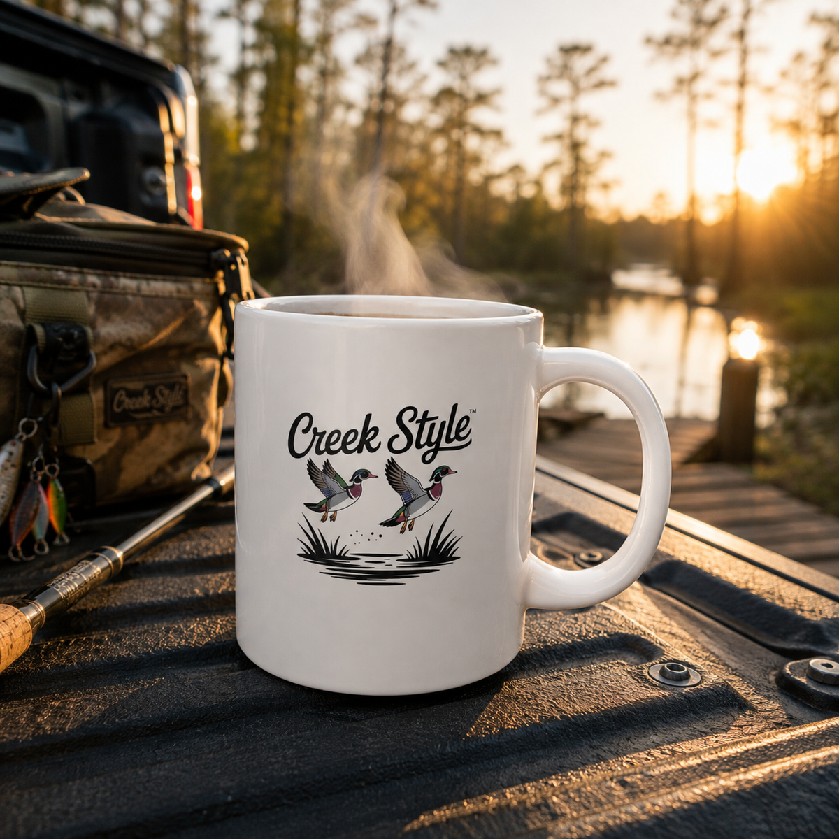 Creek Style™ "wood duck"  20oz mug