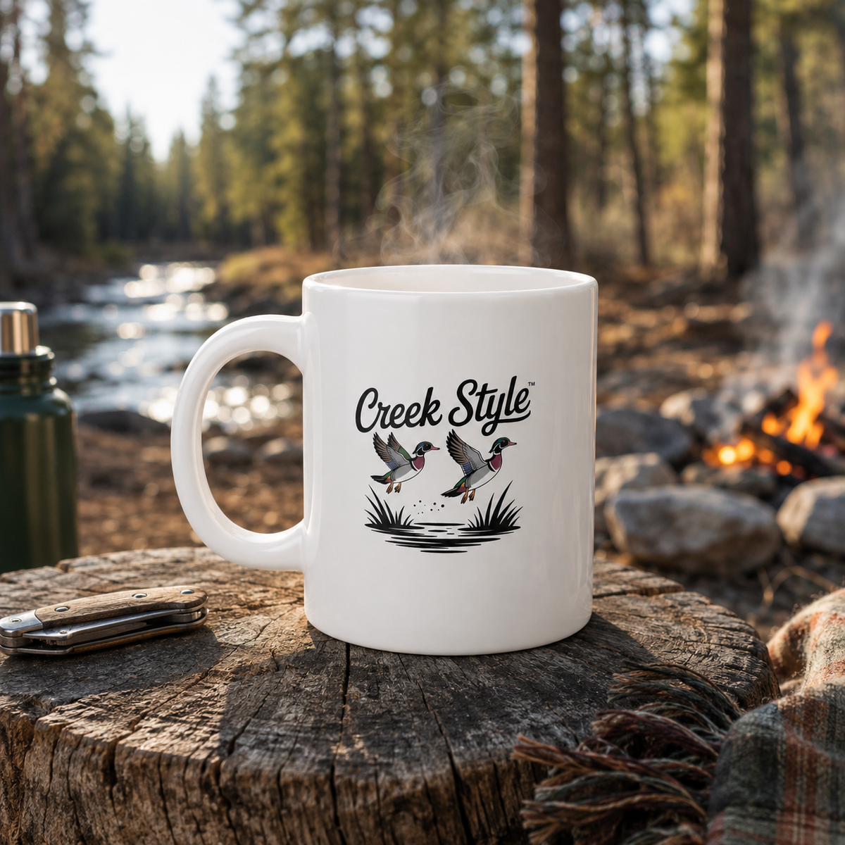 Creek Style™ "wood duck"  20oz mug