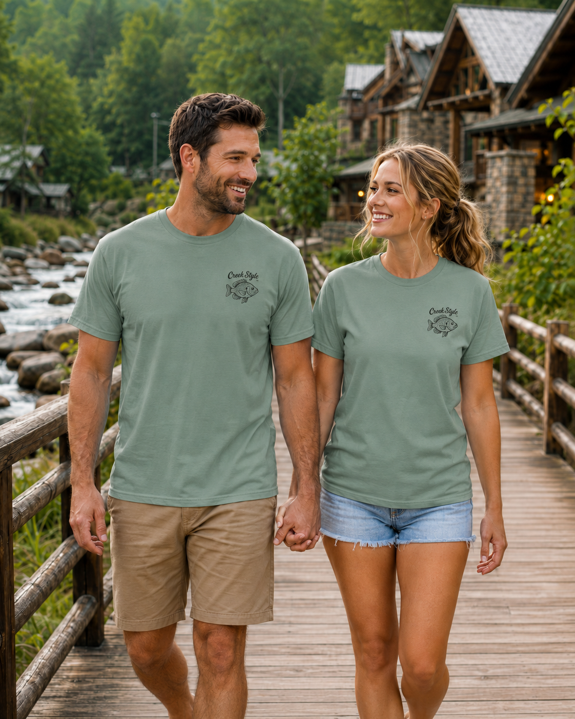 Creek Style™  "Bluegill" Garment-Dyed T-shirt