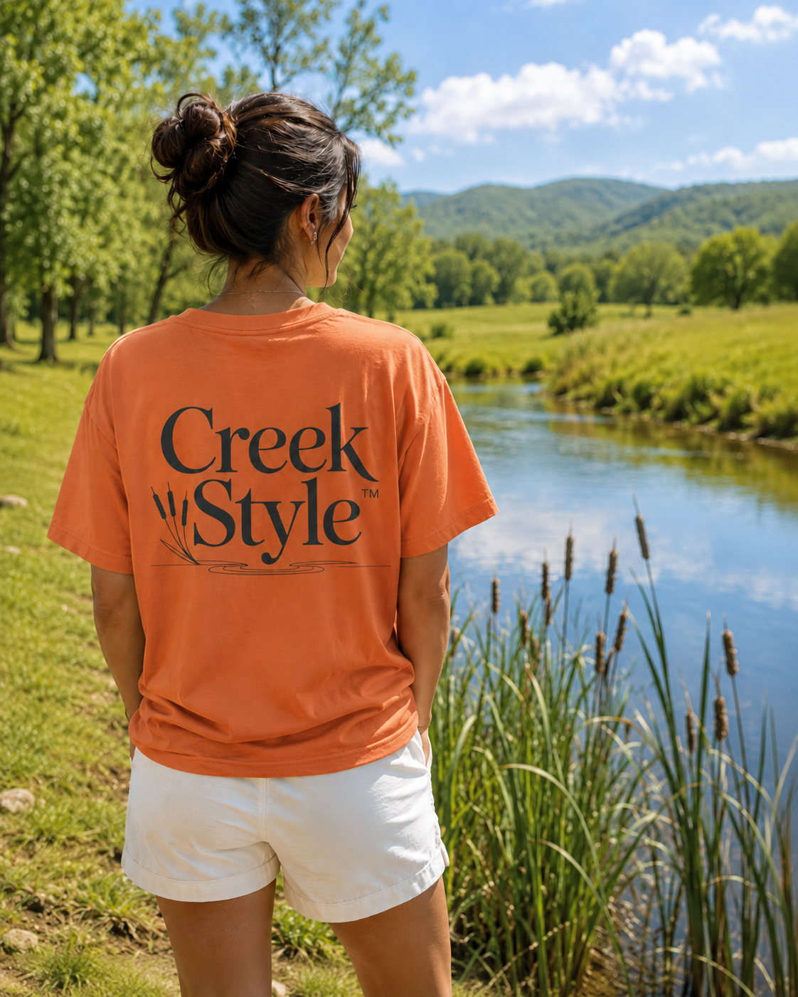 Creek Style™ "Cattails"  T-Shirt.