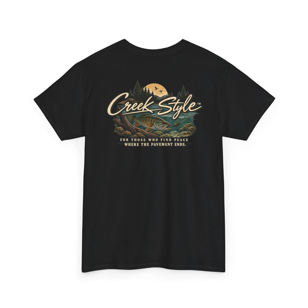 Creek Style™ – Where the Pavement Ends Tee