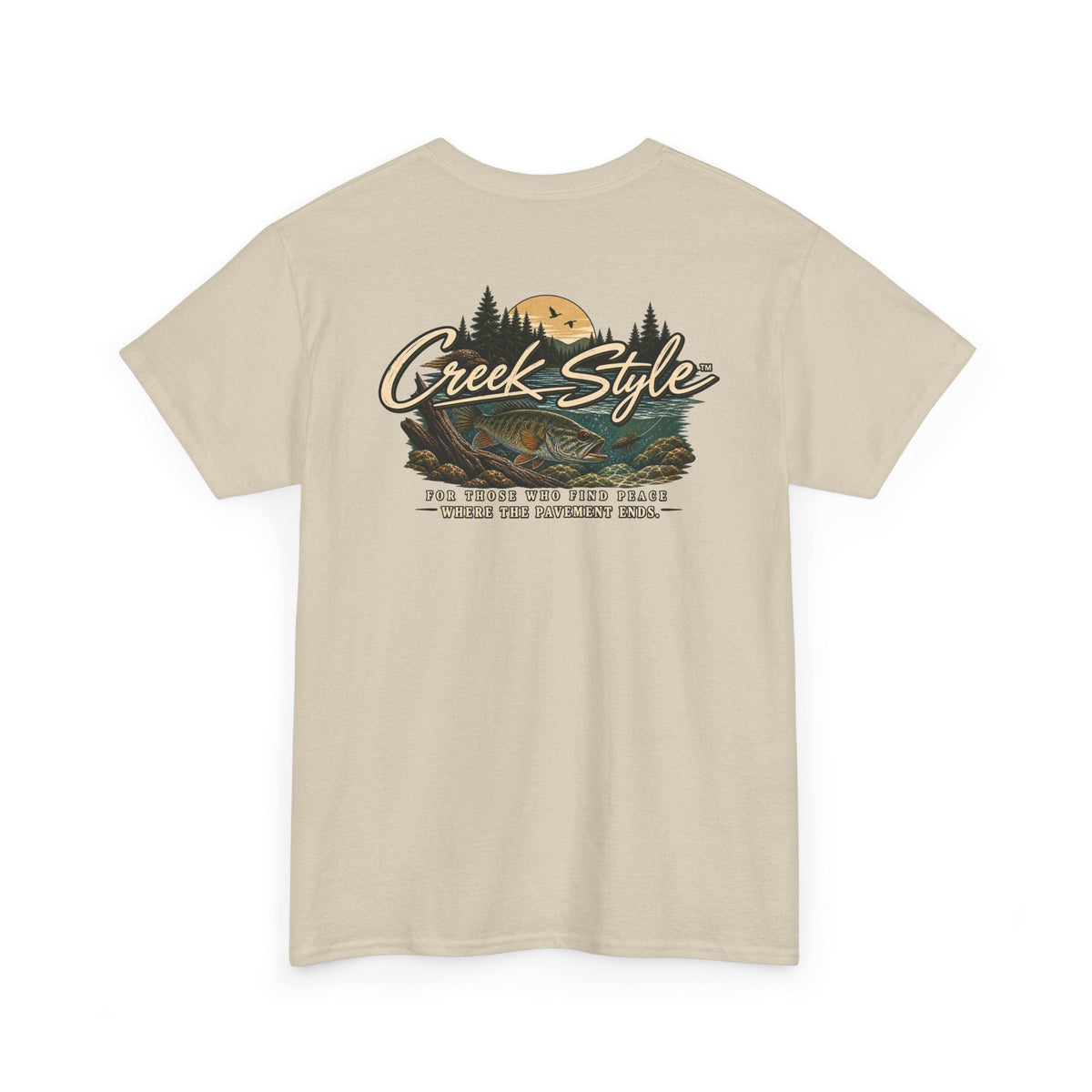 Creek Style™ – Where the Pavement Ends Tee