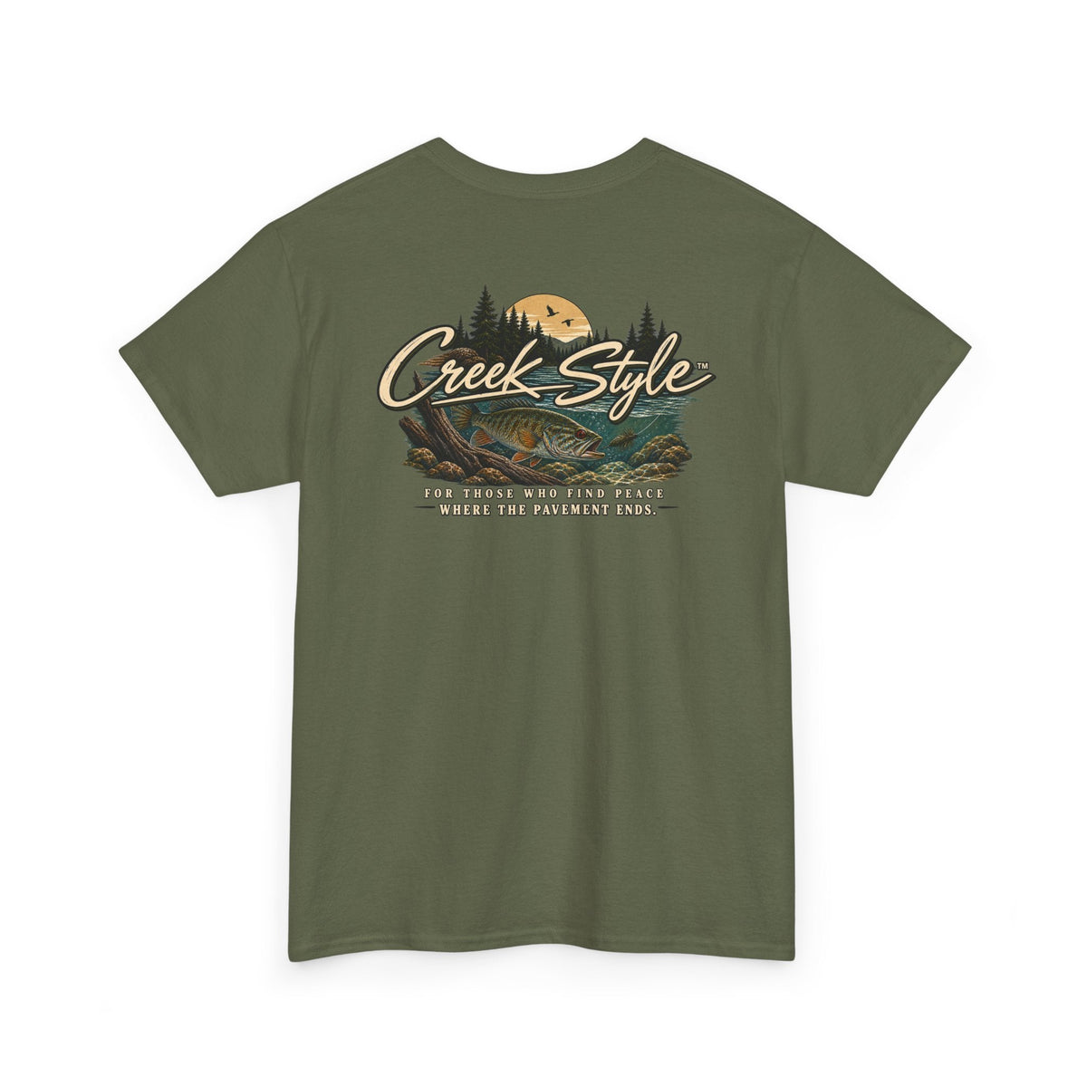 Creek Style™ – Where the Pavement Ends Tee