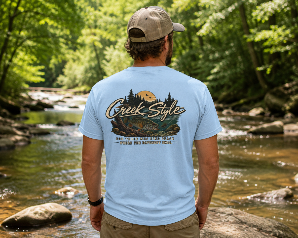 Creek Style™ – Where the Pavement Ends Tee