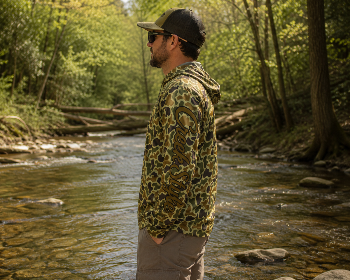 Creek Style™ Men's Camo Sports Hoodie