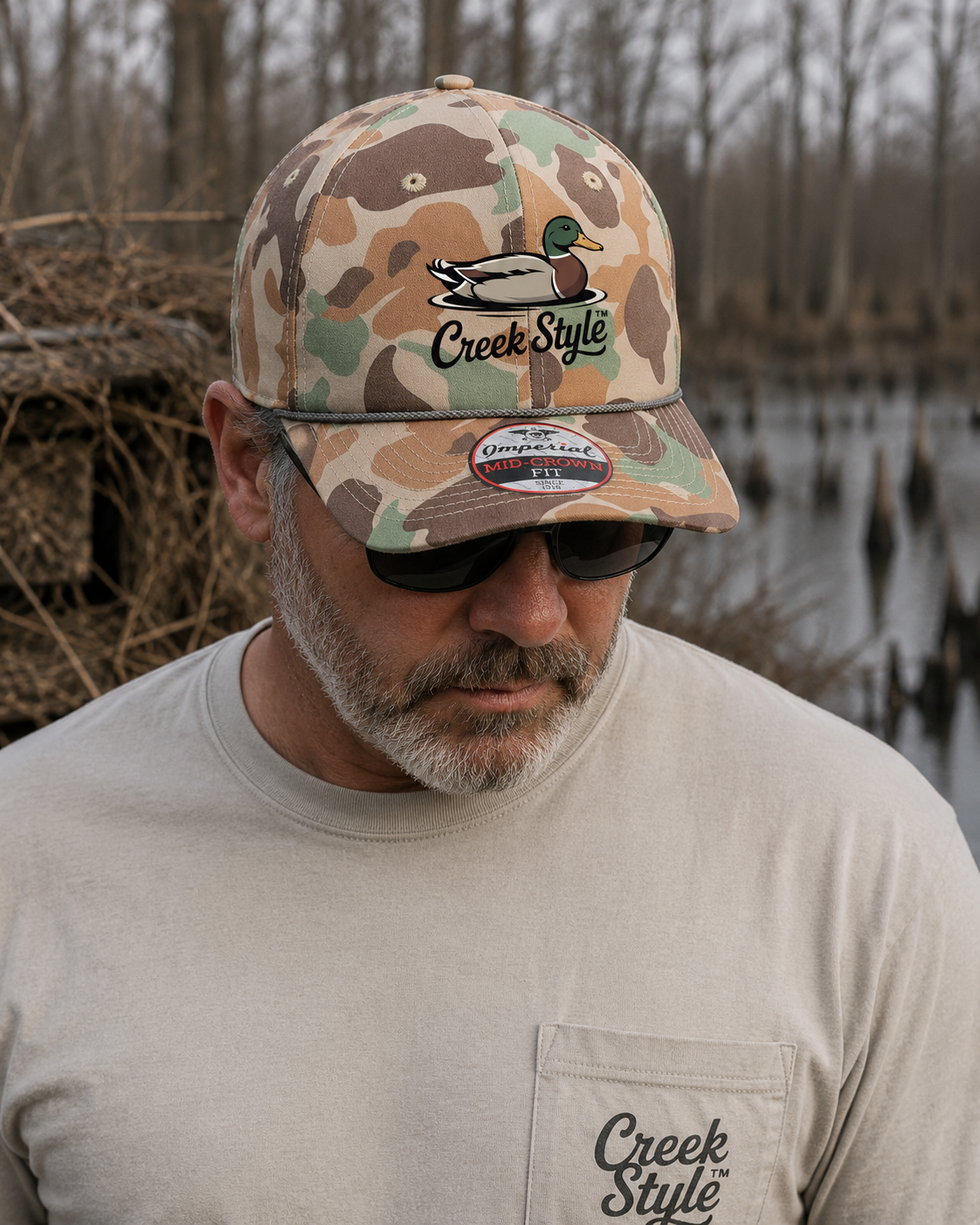 Creek Style™ "The Creek Duck" snapback cap